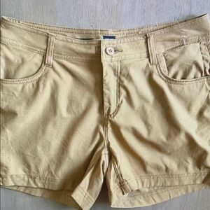 Women's Athletic Shorts in Tan